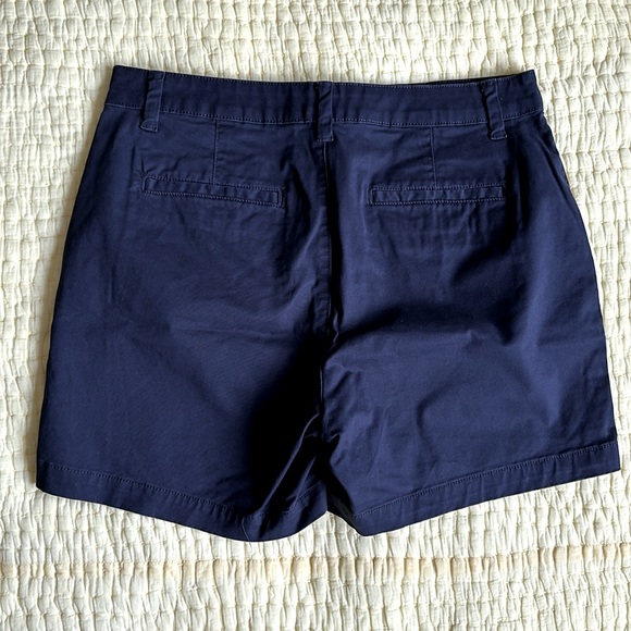 Navy Cotton Shorts - Picture 2 of 2
